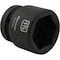 Dynamic 1" Drive Standard Socket, Black Phosphate, Tools 1-5/8" X 1" Drive, 6 Point Standard Length D025352 - alternate 2